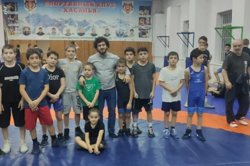 Мастер класс по вольной борьбе от Исмаила Мусукаева